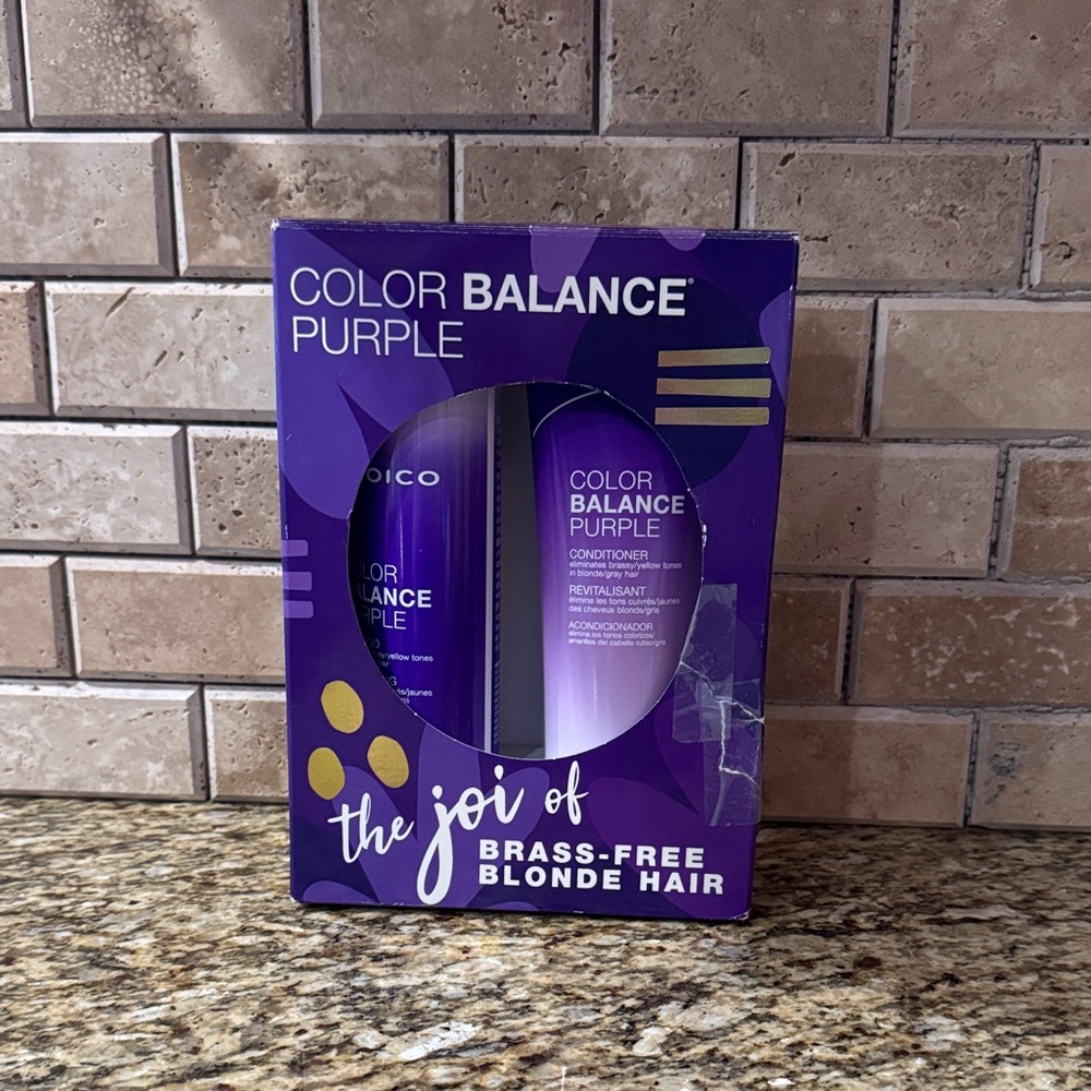 NWT Joico Color Balance Purple Hair Care Duo